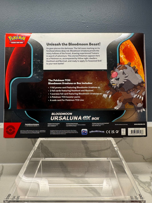 Pokemon Bloodmon Ursaluna ex Box